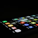 silver Android smartphone